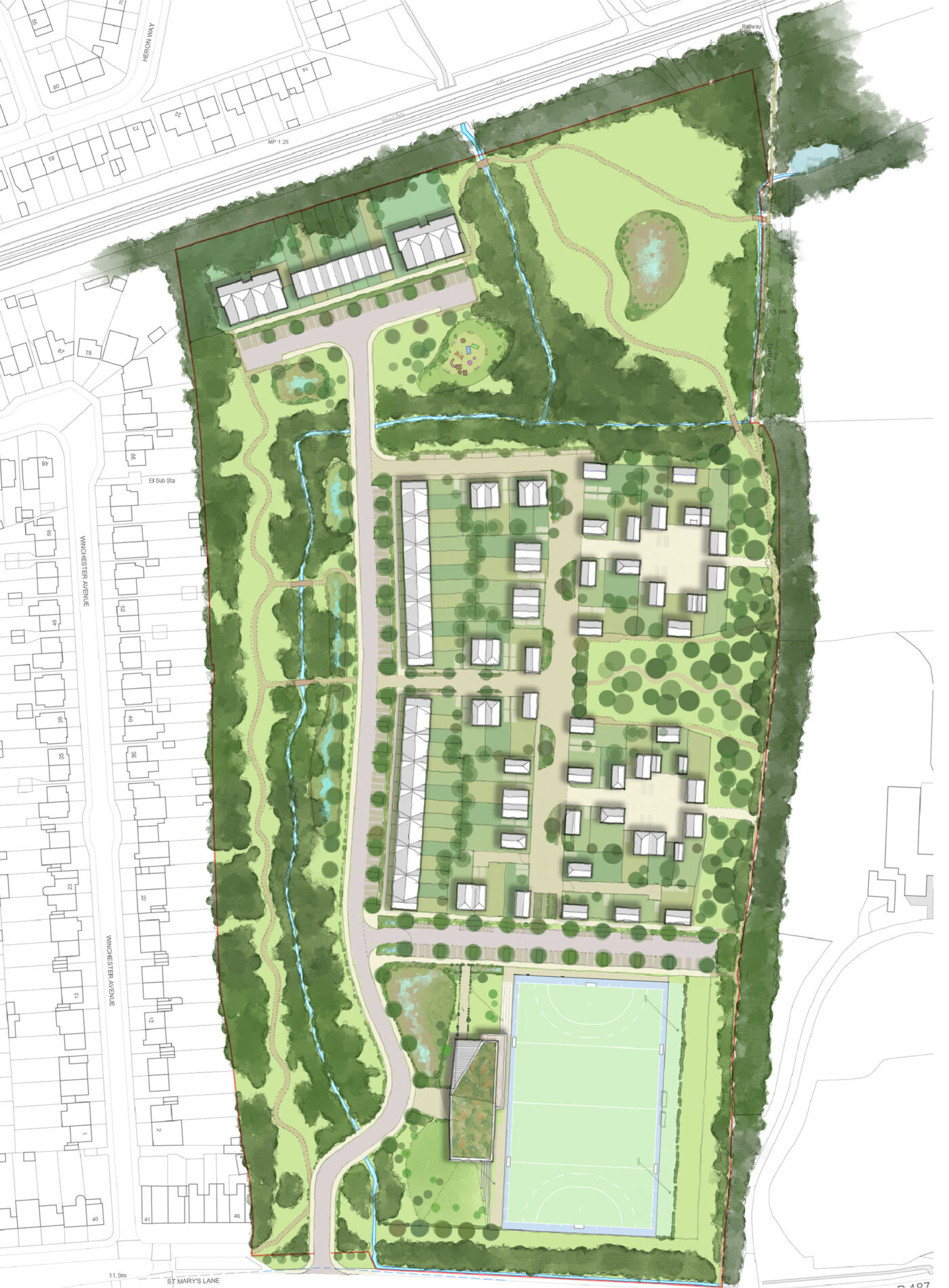 Illustrative masterplan